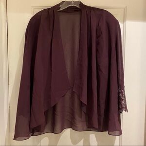 Jovani Top Burgundy